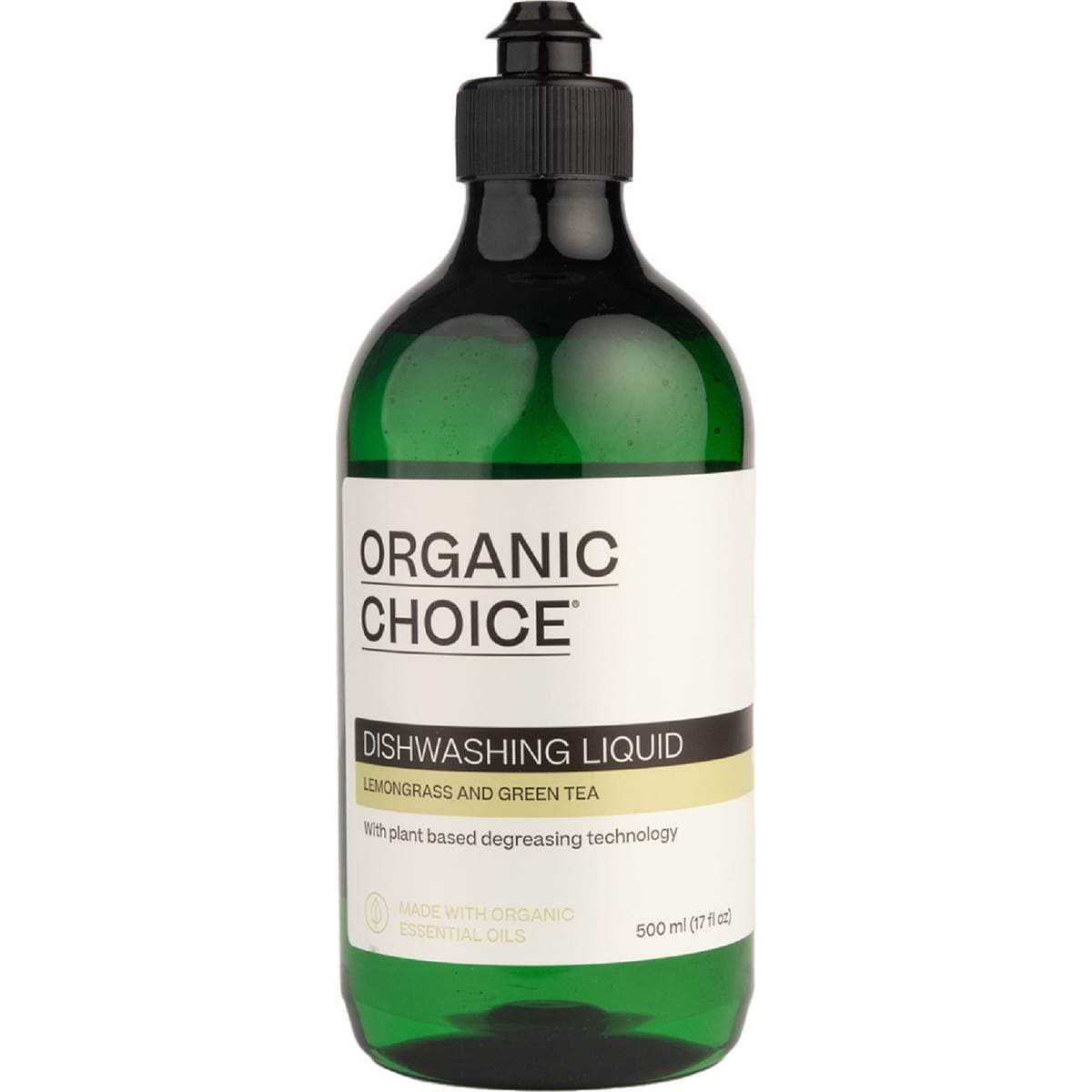 Organic Choice Dishwashing Liquid Lemongrass & Green Tea