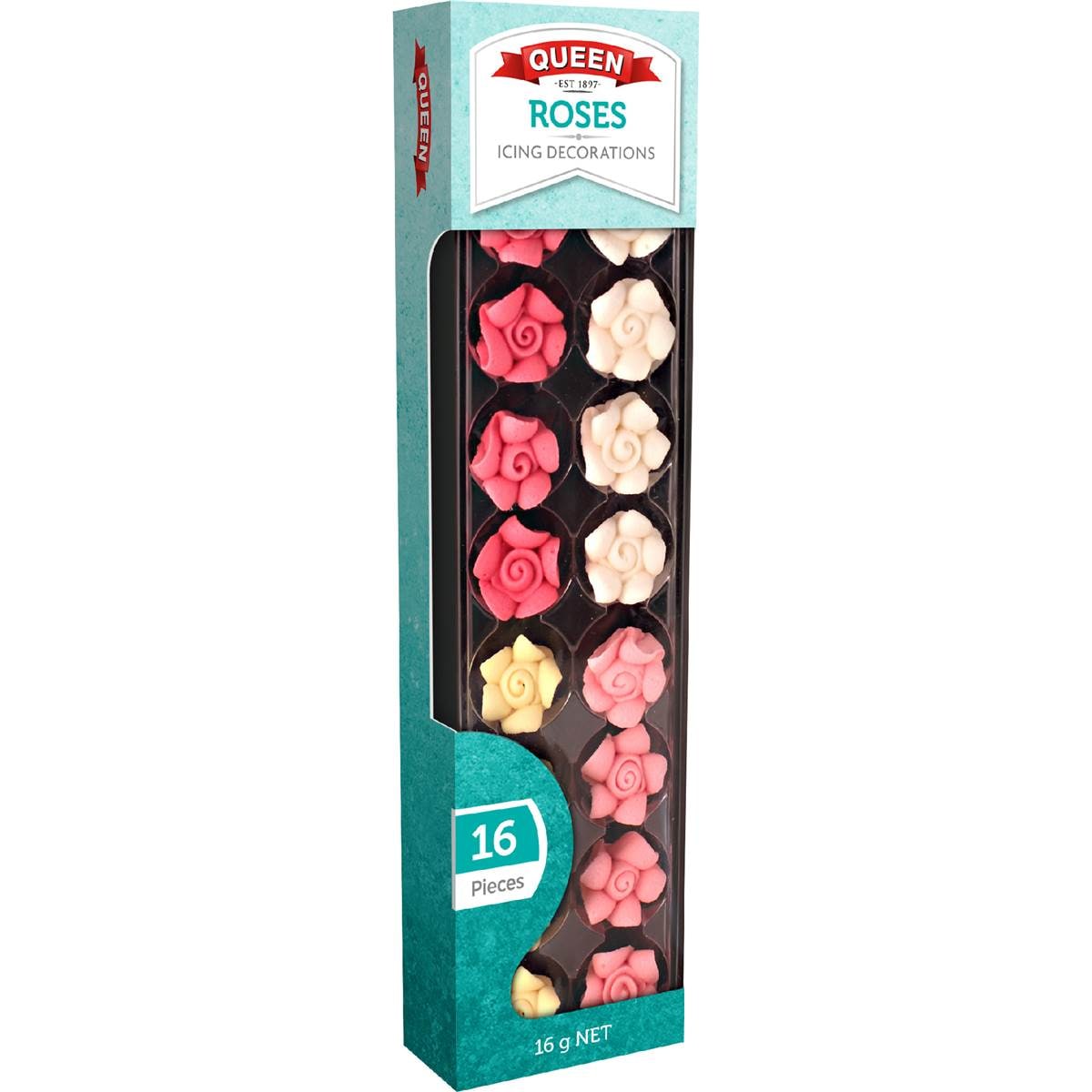 Queen Roses Icing Decorations