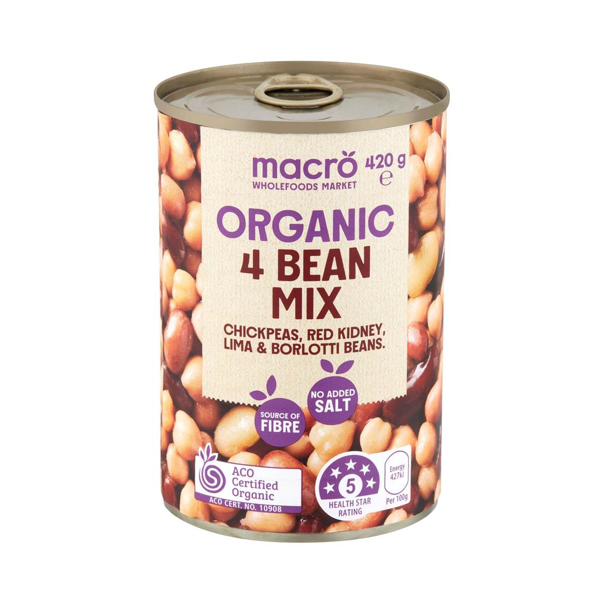 Macro Organic 4 Bean Mix