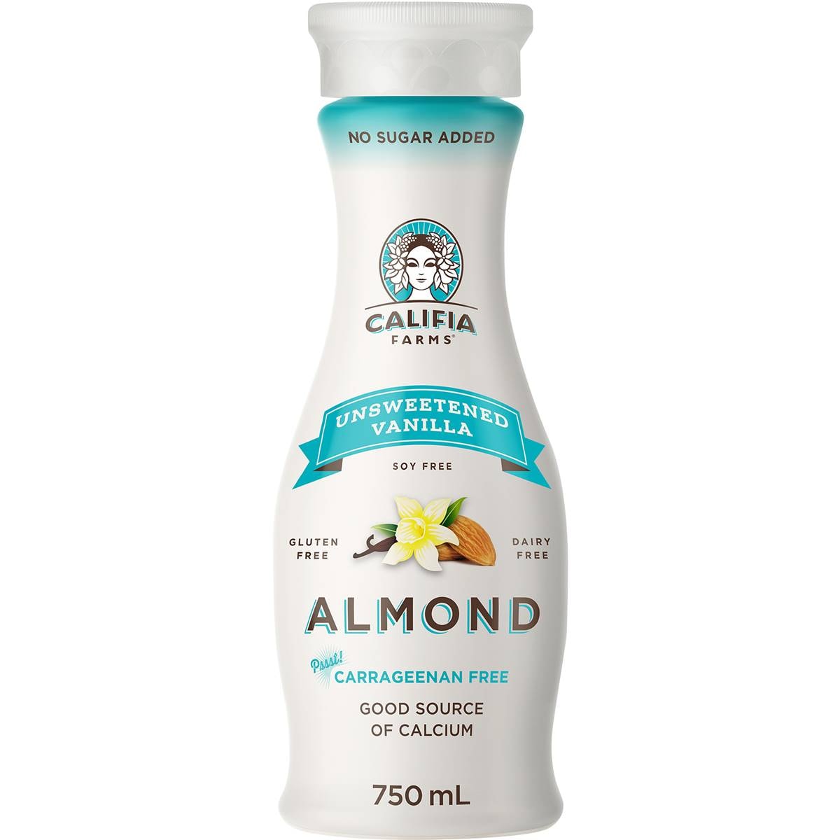 Calories in Califia Farms Unsweetened Vanilla Almond calcount