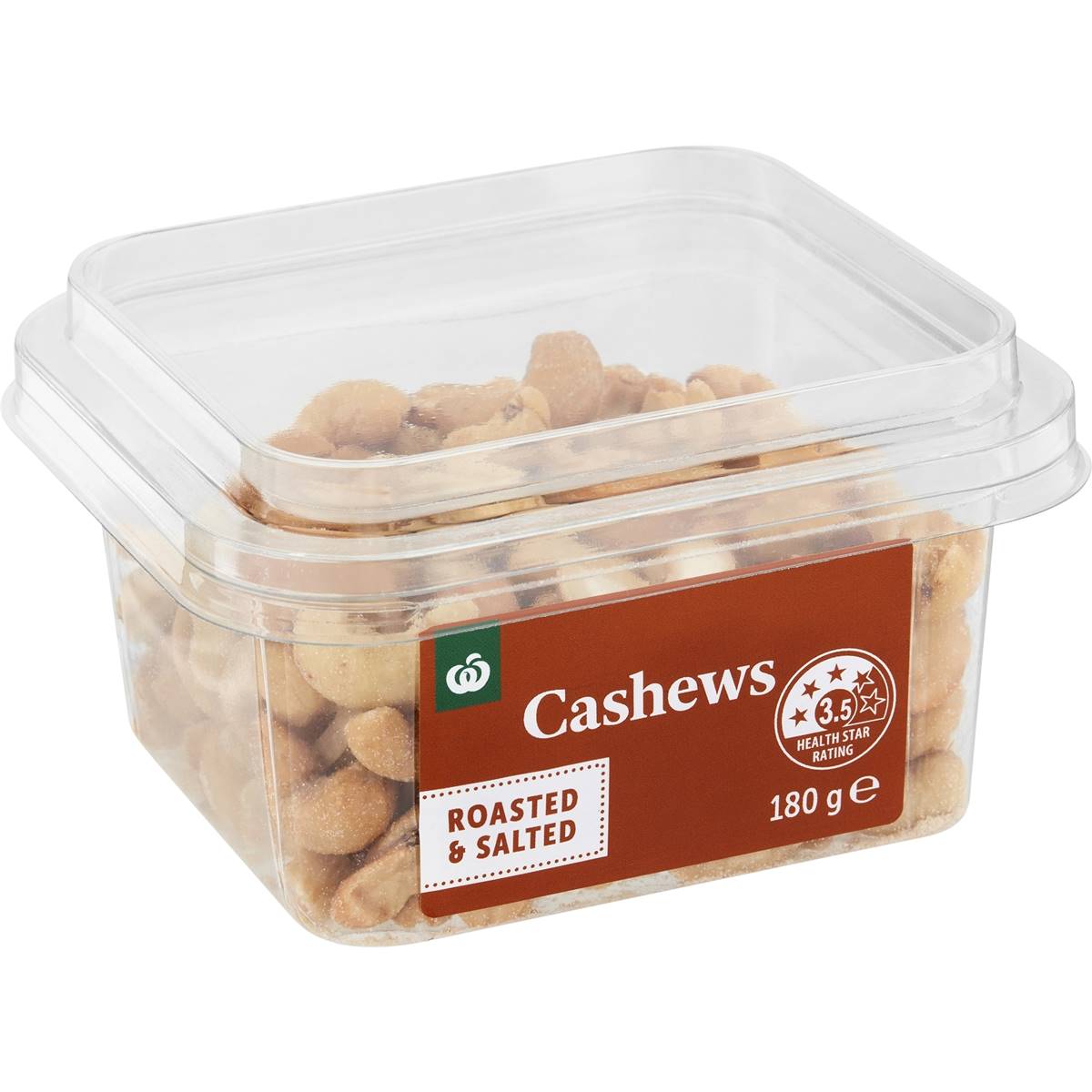 Calories in Woolworths Cashew Roasted & Salted Snack Pots