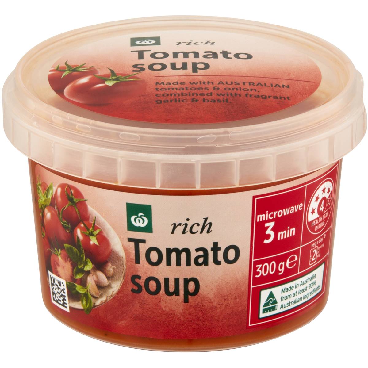 Calories in Woolworths Tomato Soup
