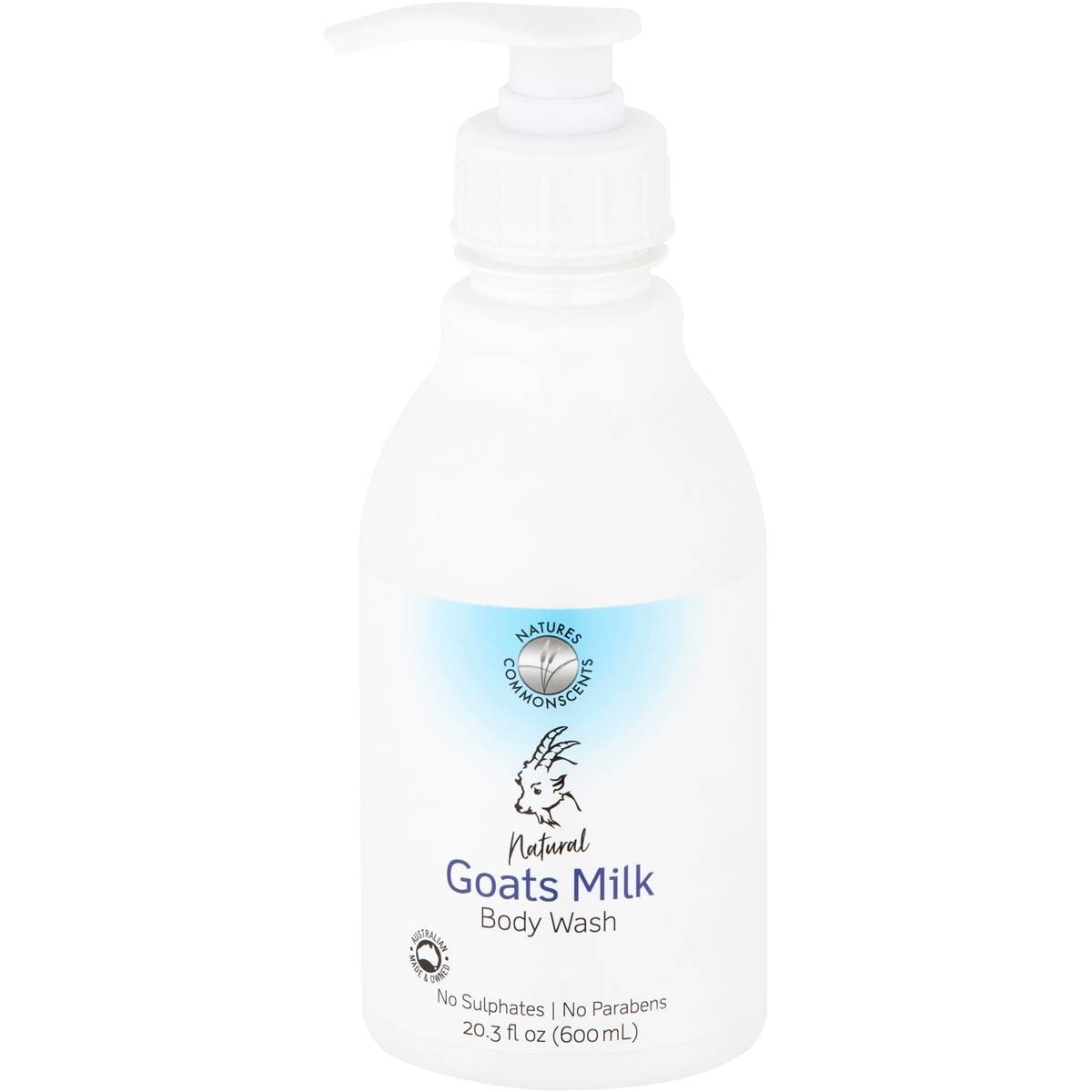 Natures Commonscents Goats Milk Body Wash 600mL – Woolworths
