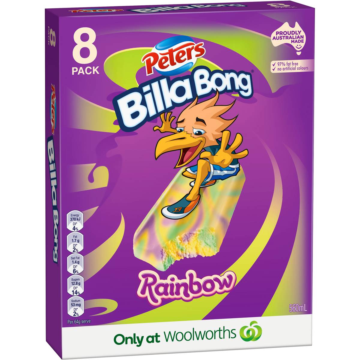 calories-in-peters-billabong-rainbow-ice-cream-calcount