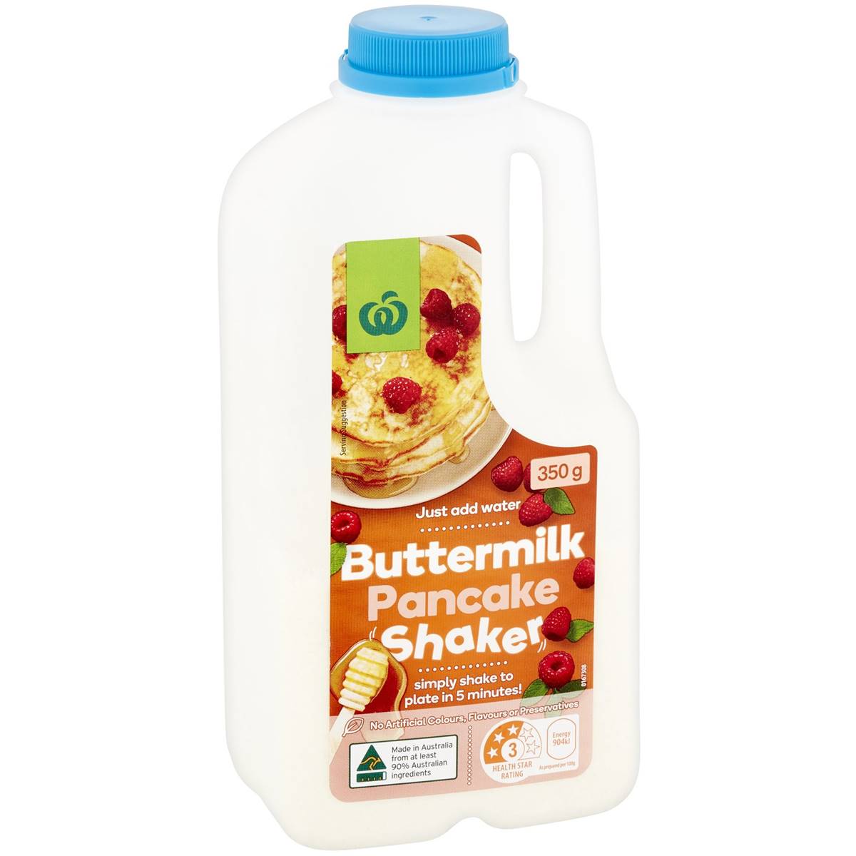 Calories in Woolworths Buttermilk Pancake Shaker