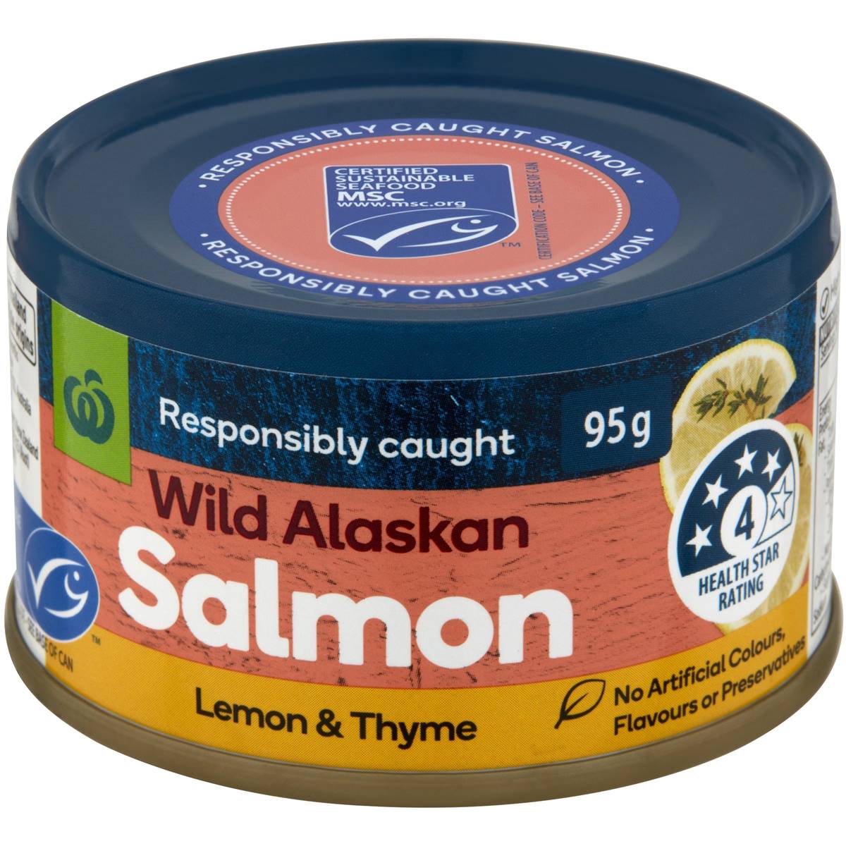 Calories in Woolworths Salmon Lemon & Thyme