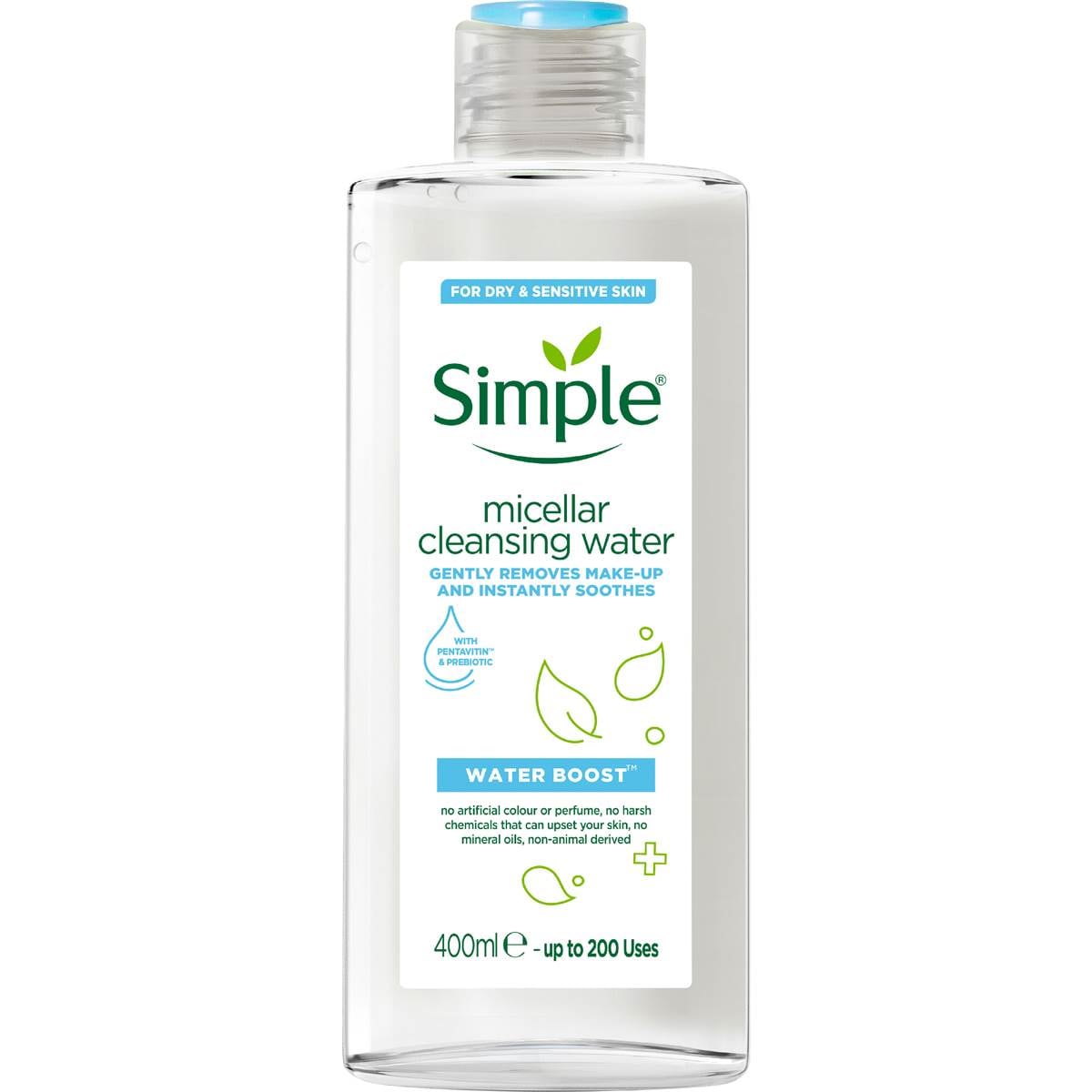 Simple Micellar Cleansing Water Boost 400mL