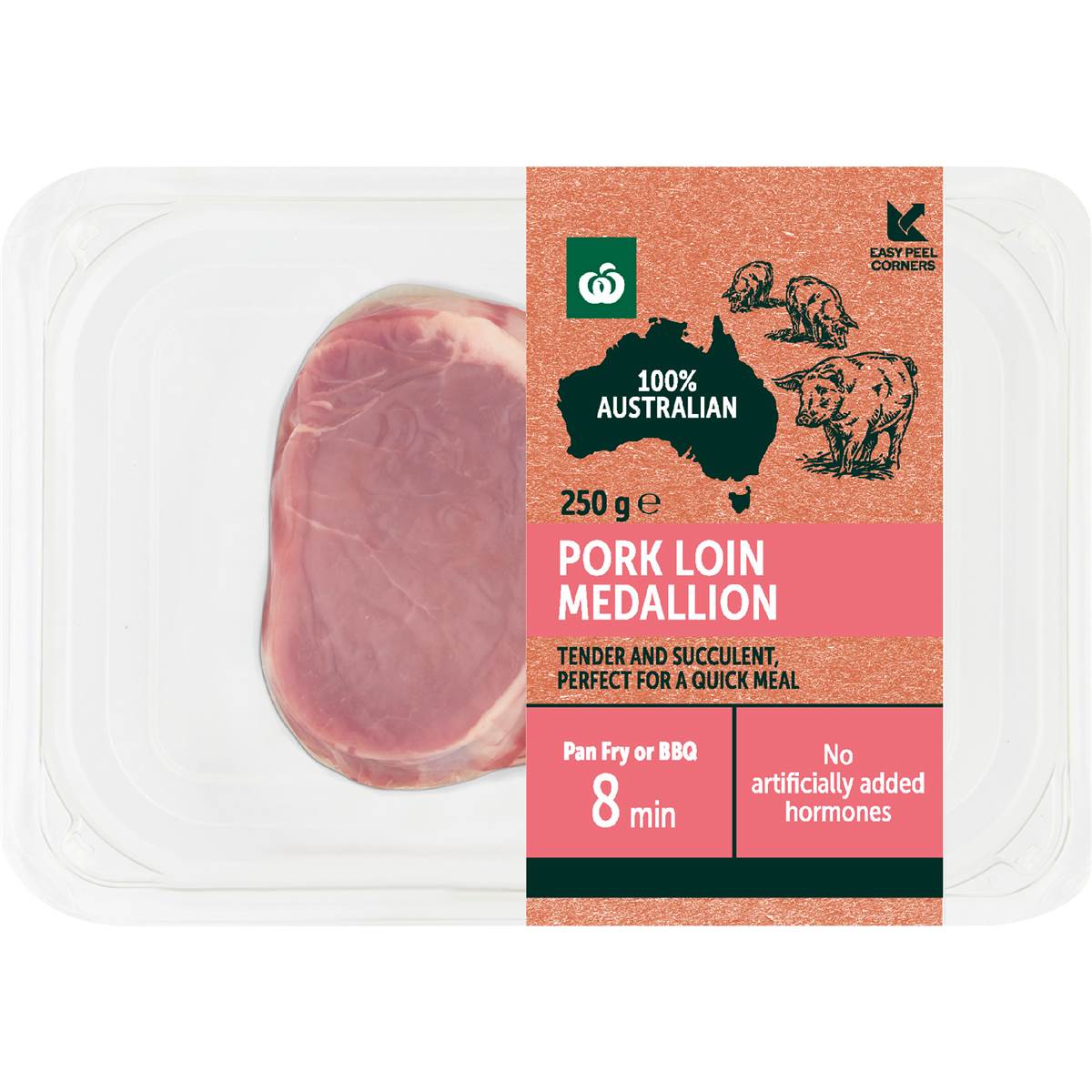 Woolworths Pork Medallion 250g