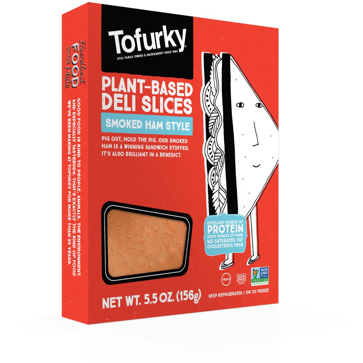 Calories in Tofurky Ham Style Deli Slices calcount