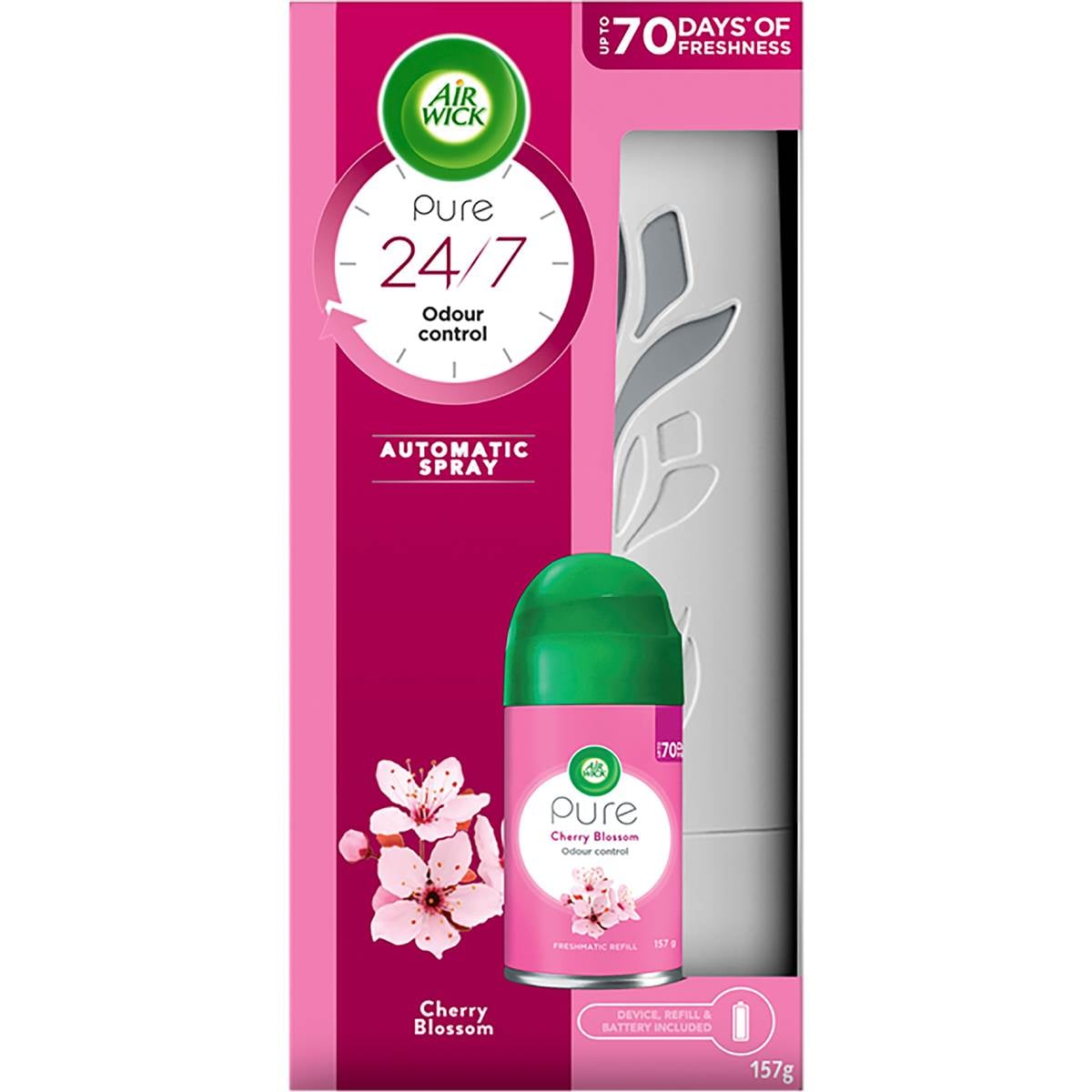 Air Wick Pure Freshmatic Auto Freshener Cherry Blossom 157g