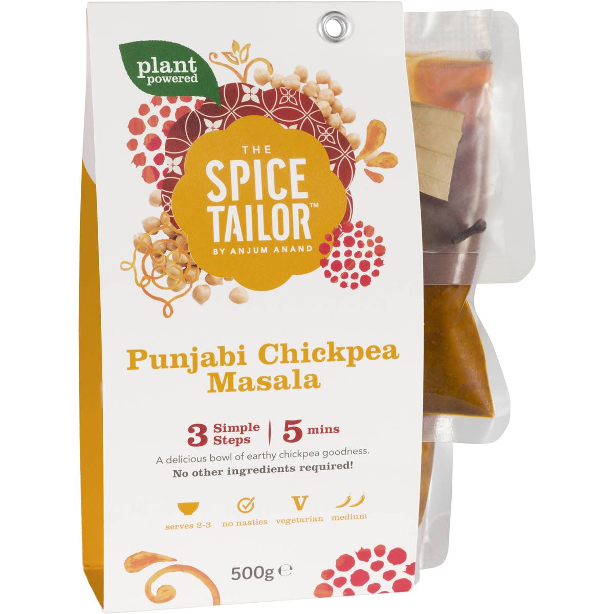 Calories in The Spice Tailor Spicy Tarka Lentil Daal calcount
