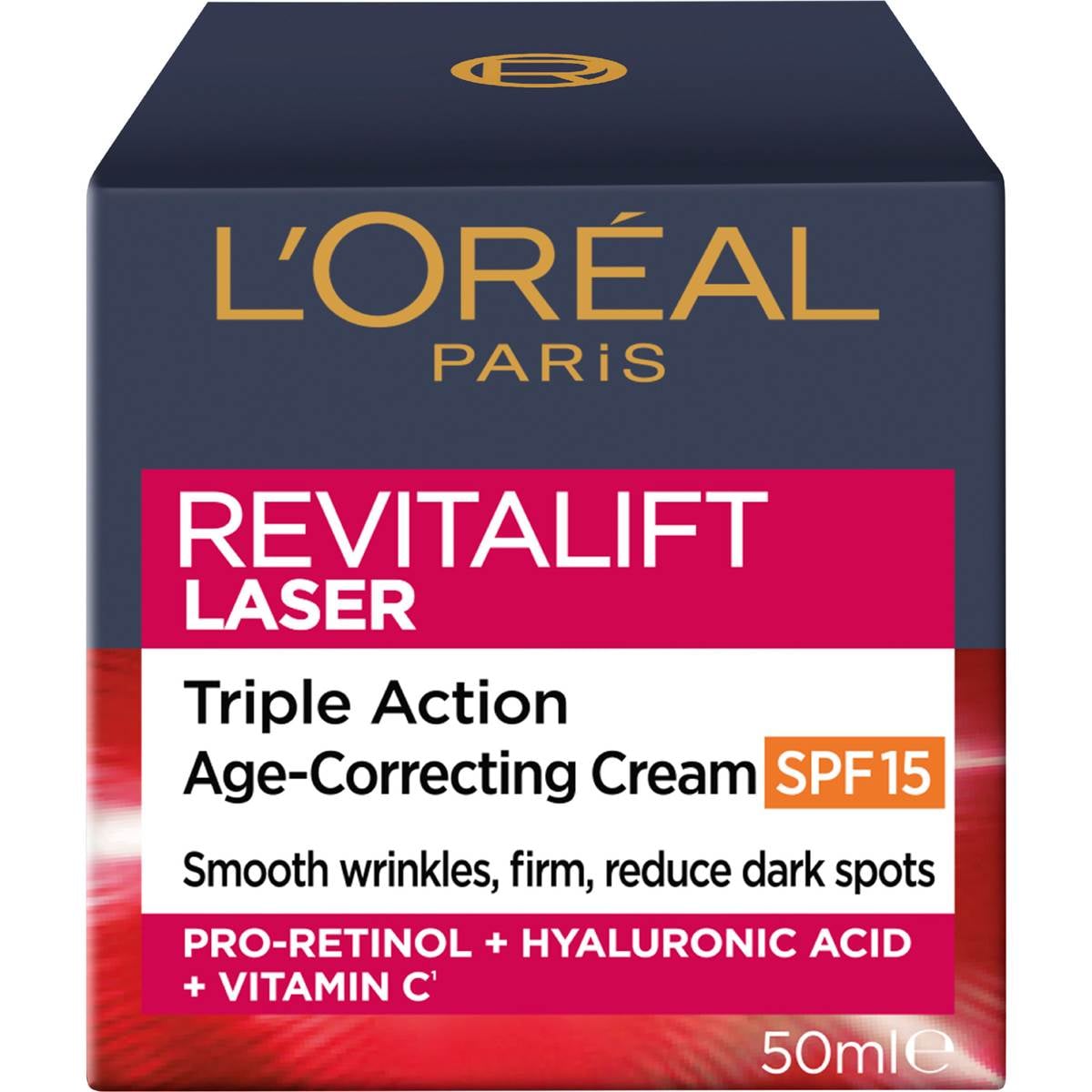 L'Oreal Paris Revitalift Laser X3 Cream SPF 15 50mL