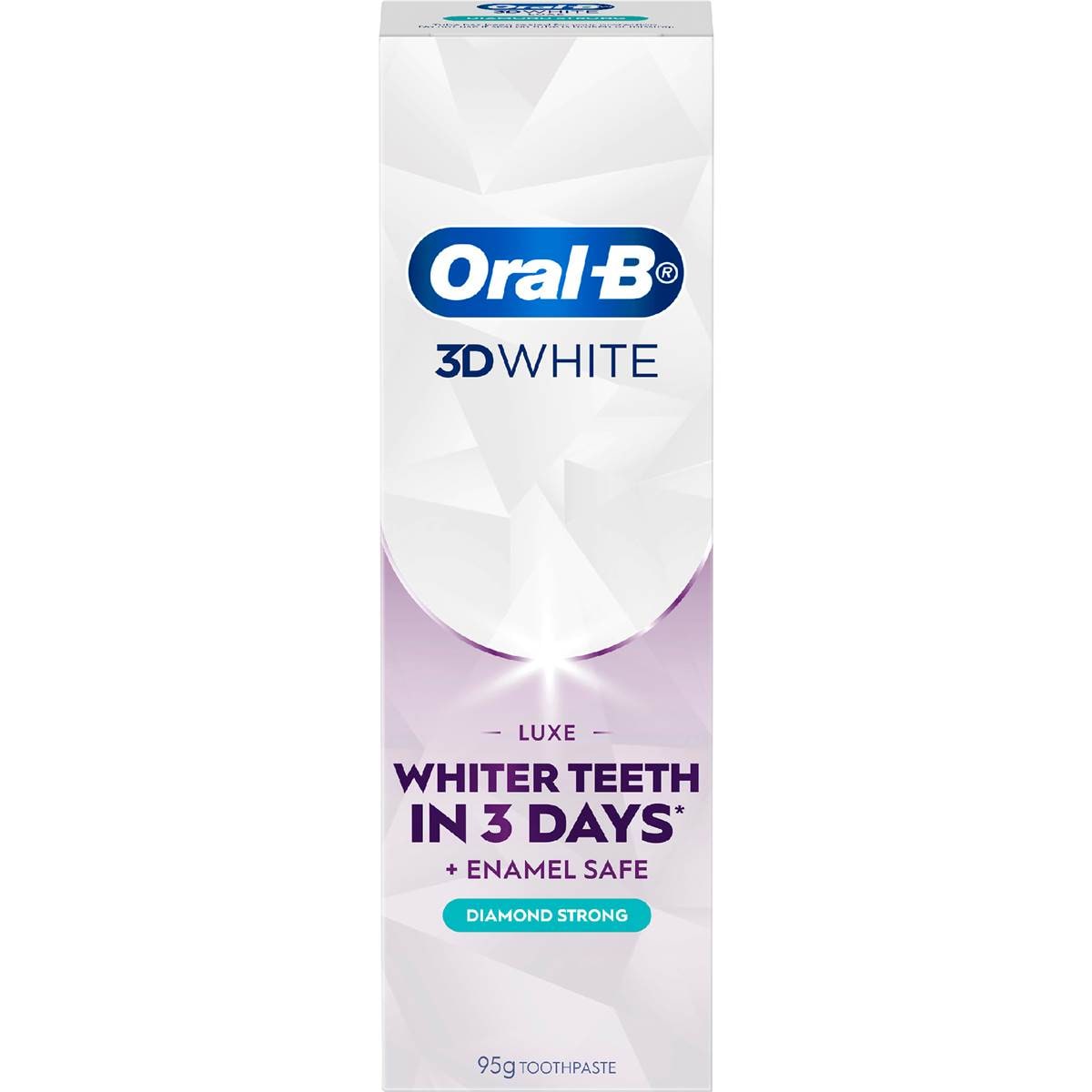 Oral-B 3D White Luxe Diamond Strong Whitening Toothpaste 95g
