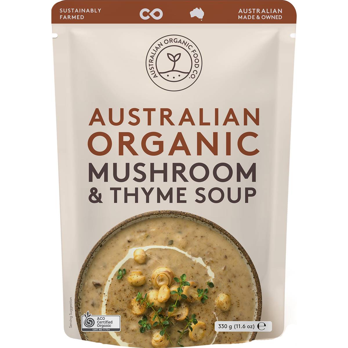 Australian Organic Food Co. Mushroom & Thyme Soup
