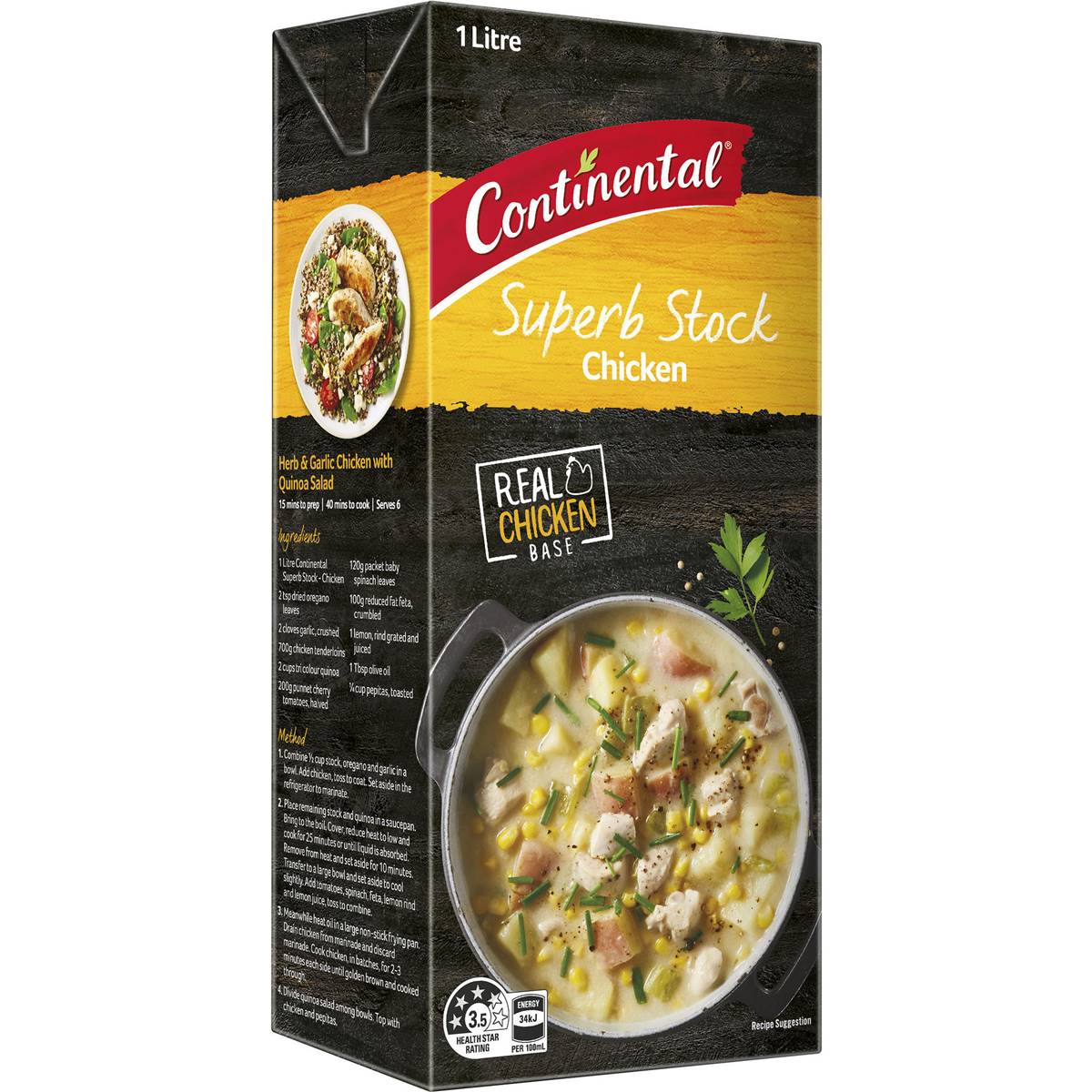 Calories in Continental Chicken Stock Powder calcount