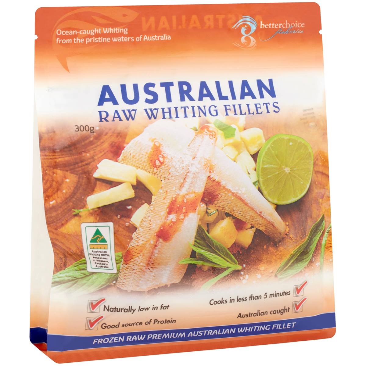 Calories in Better Choice Fisheries Raw Whiting Fillets calcount