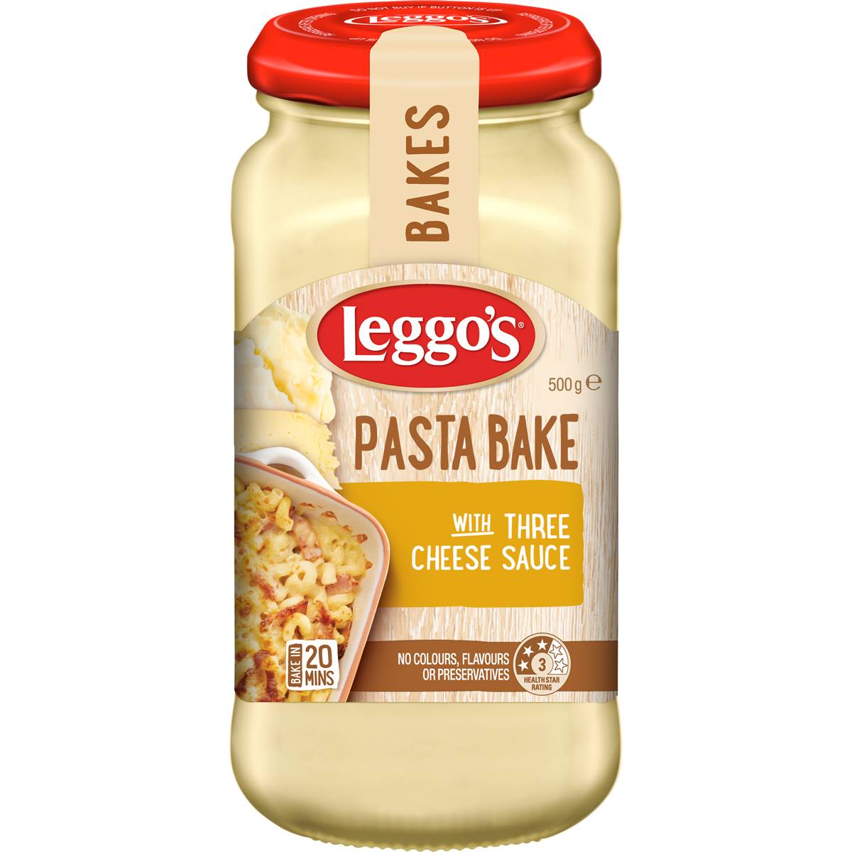 Calories in Leggos Pasta Bake With Three Cheese Calorie Counter Australia