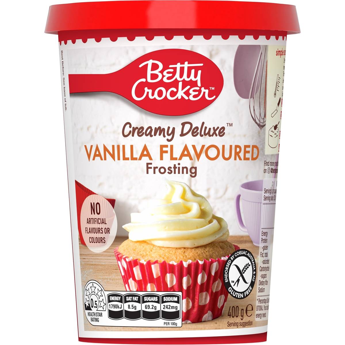Calories In Betty Crocker Vanilla Frosting Calcount