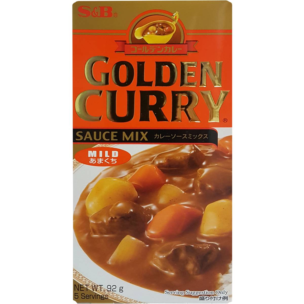 Calories in S&b Golden Curry Mix Mild