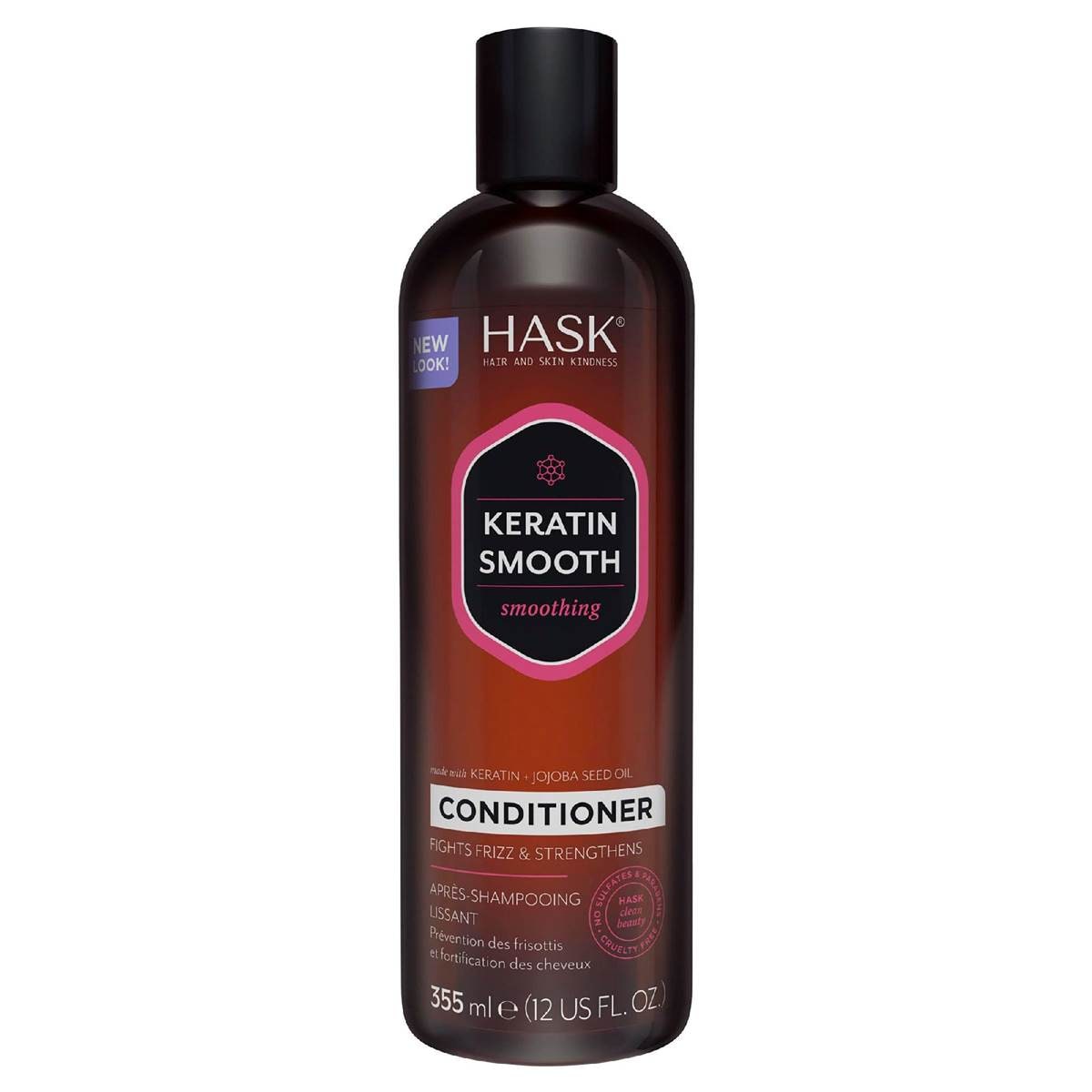 Hask Keratin Smoothing Conditioner 355mL