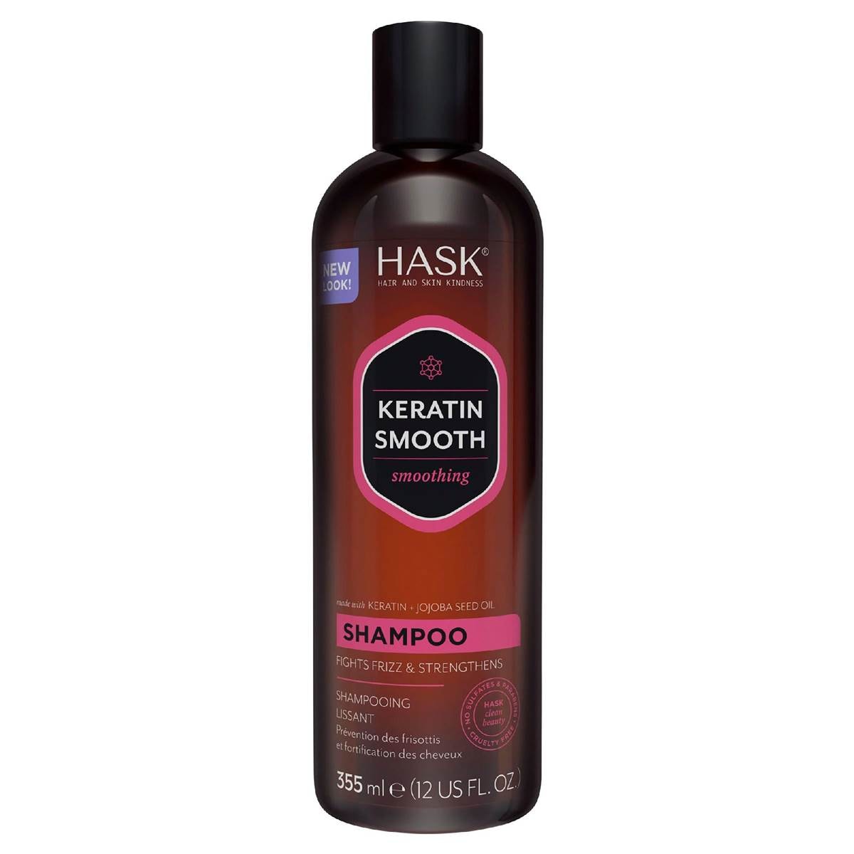 Hask Keratin Smoothing Shampoo 355mL