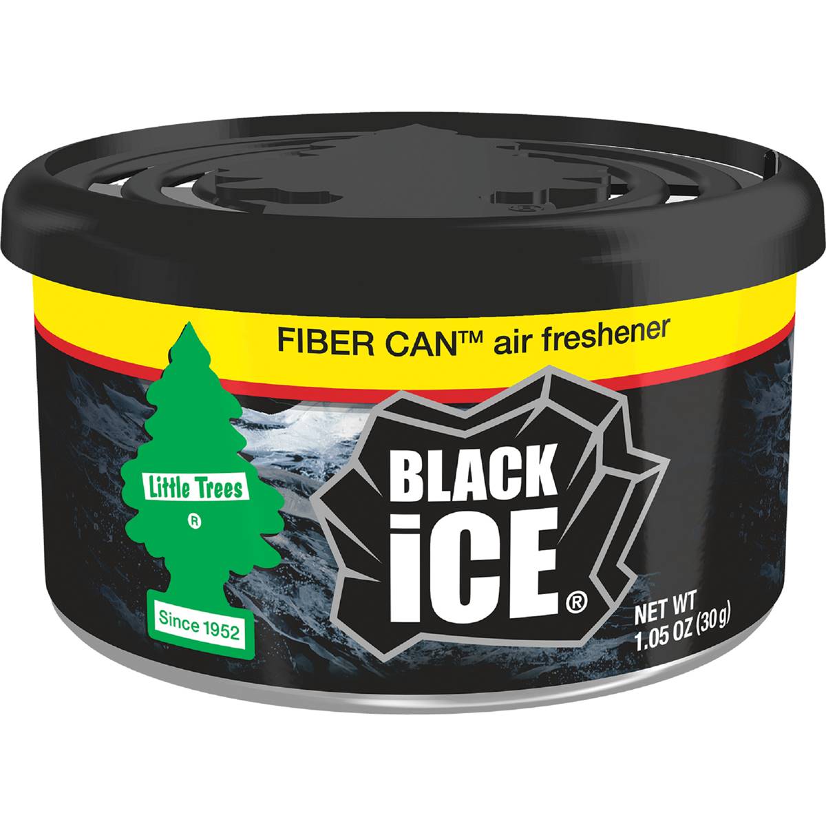 Little Trees Fiber Can Air Freshener Black Ice