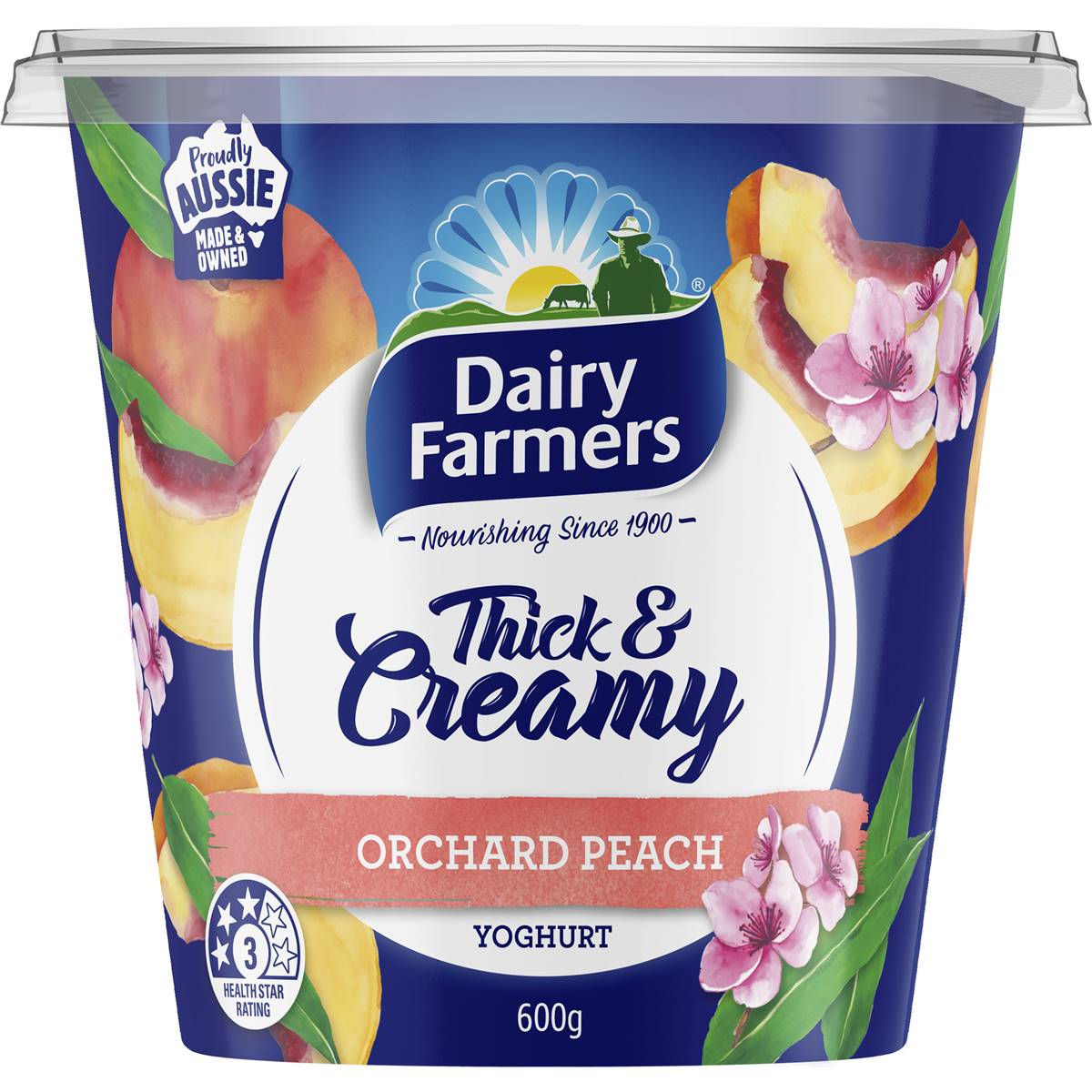 Calories in Dairy Farmers Thick & Creamy Orchard Peach calcount