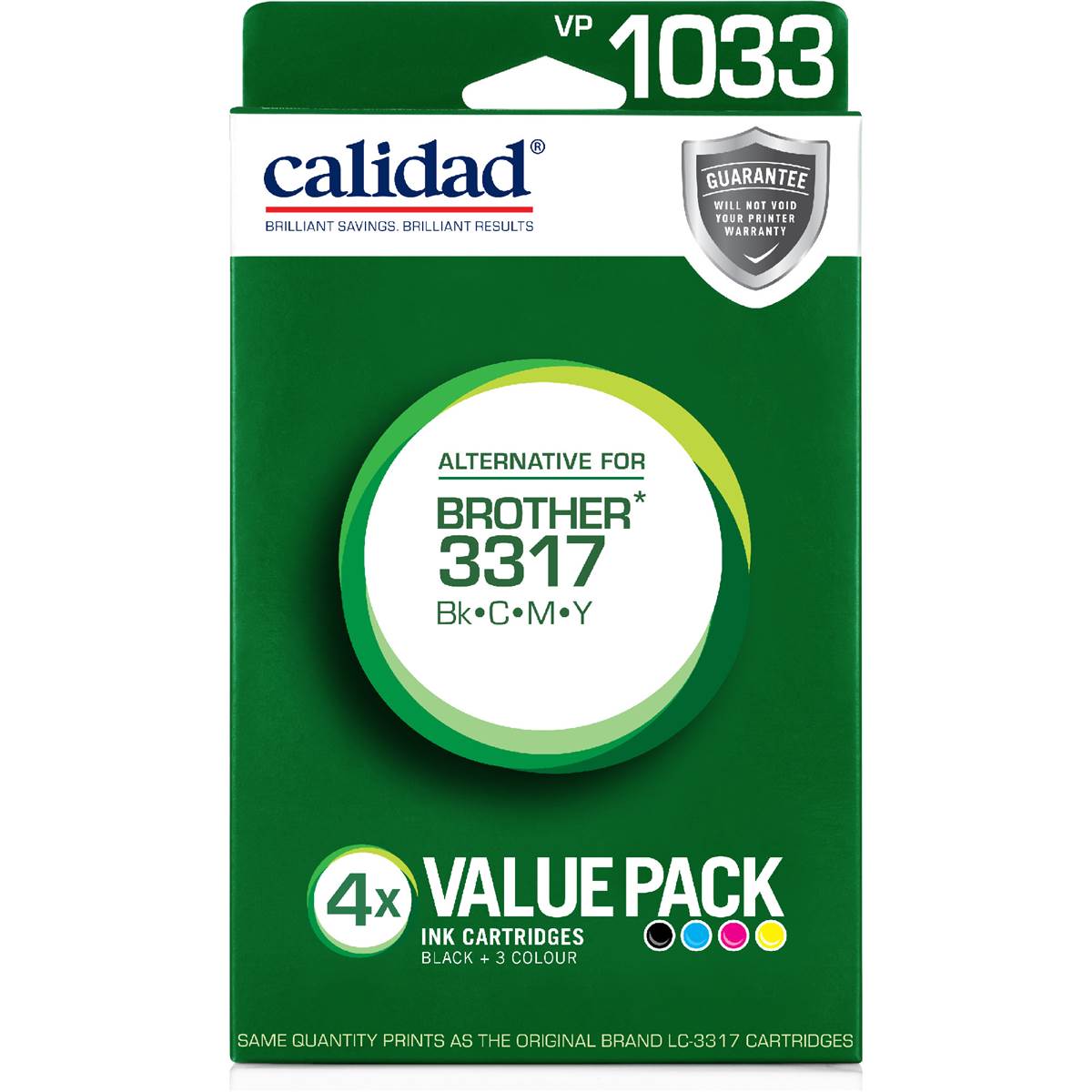 Calidad Brother Lc3317 Bcmy Ink Cartridge 4 pack