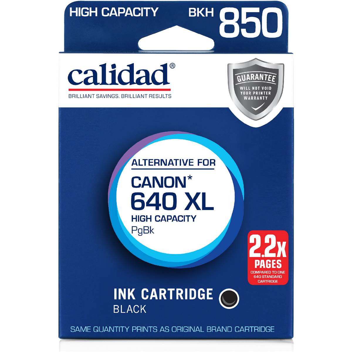 Calidad Canon Pg 640 XL Black Ink Cartridge each