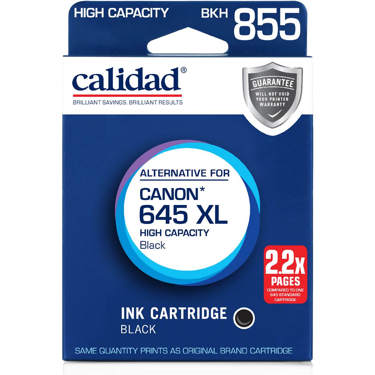 Calidad Canon Pg 645 XL Black Ink Cartridge each