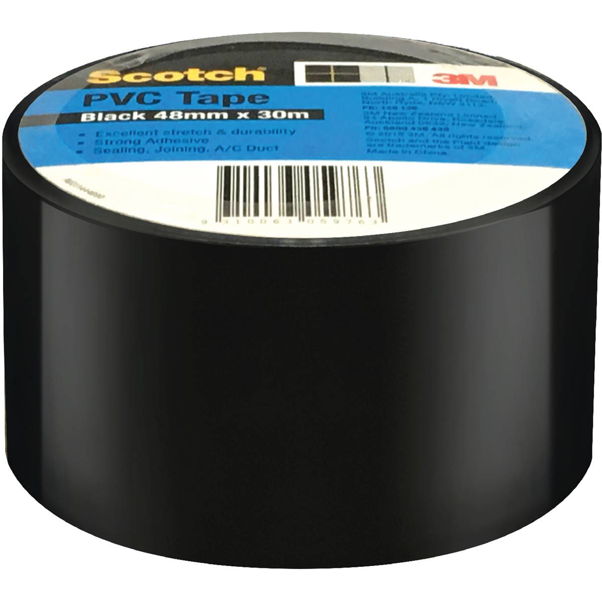 Scotch Pvc Duct Tape Black 48Mm X 30M