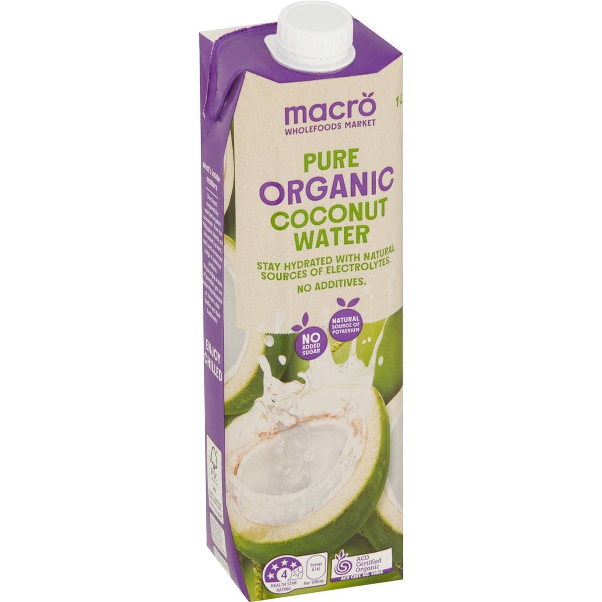 Calories in Macro Organic Coconut Water calcount