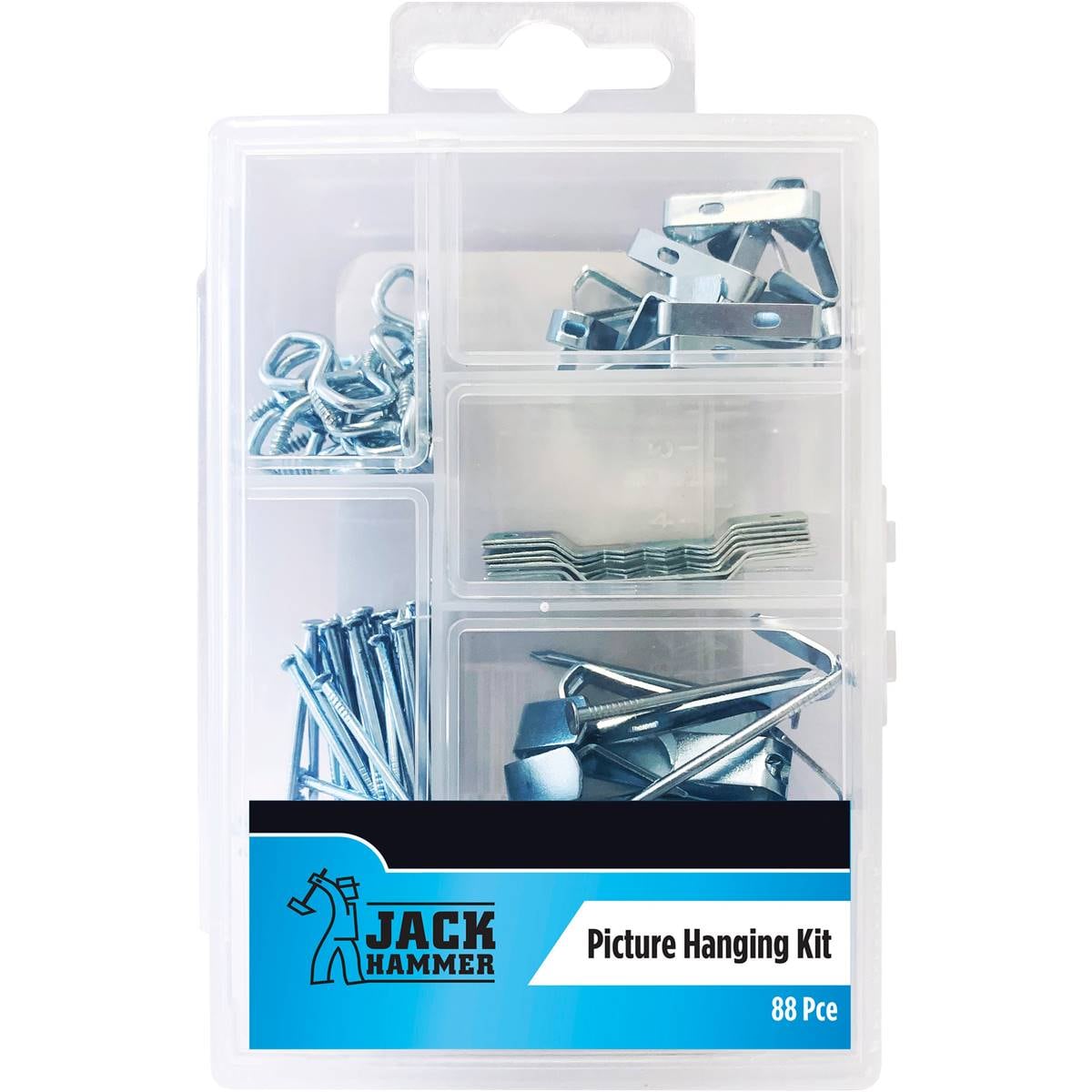 Jack Hammer Picture Hanging Kit 88 Piece