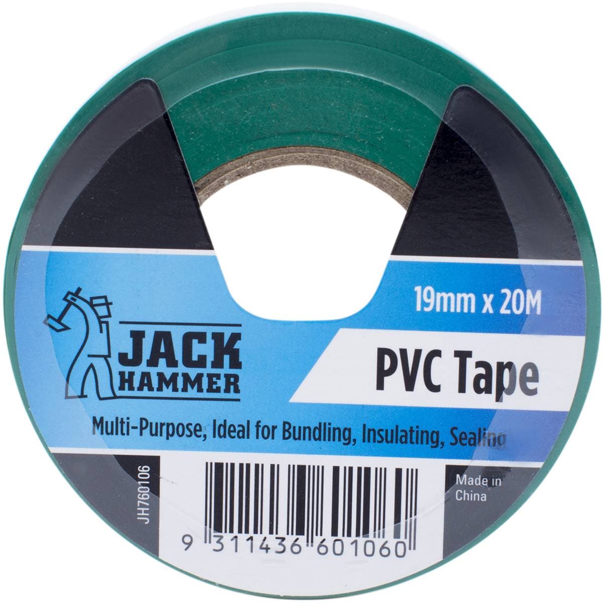Jack Hammer Pvc Tape 19Mm X 20M