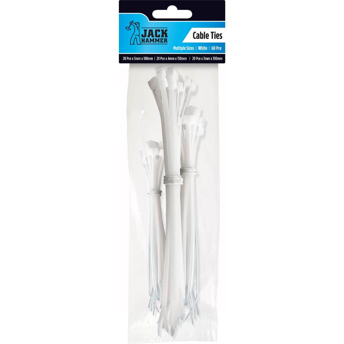 Jack Hammer Cable Ties Multiple Sizes