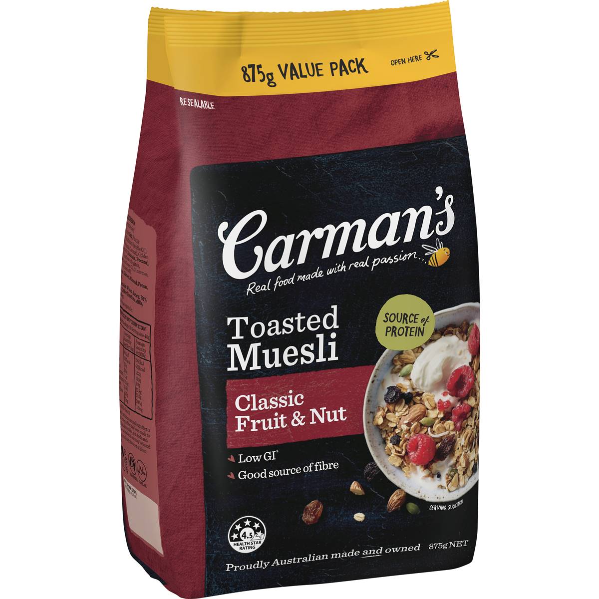 Calories in Carman's Muesli Classic calcount