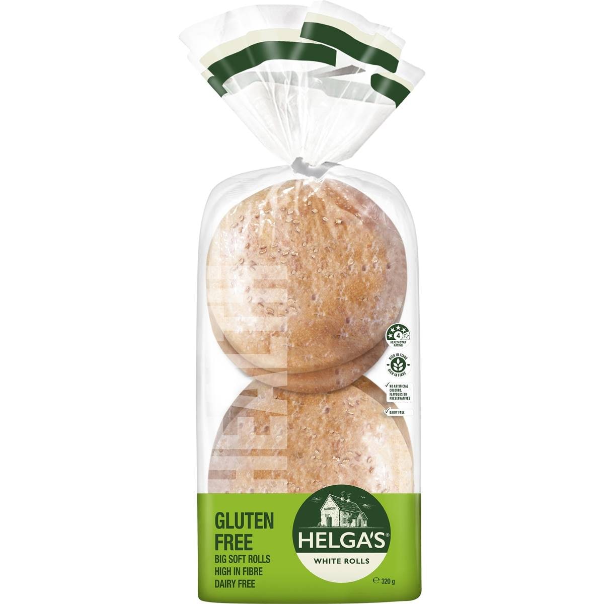 Calories in Helga's Gluten Free Traditional White Rolls calcount