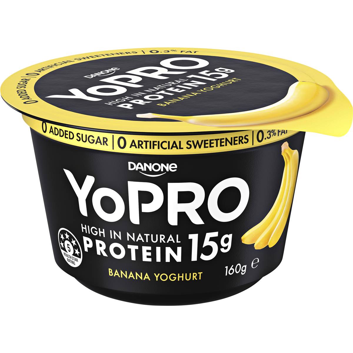 Calories in Yopro High Protein Banana Greek Yoghurt