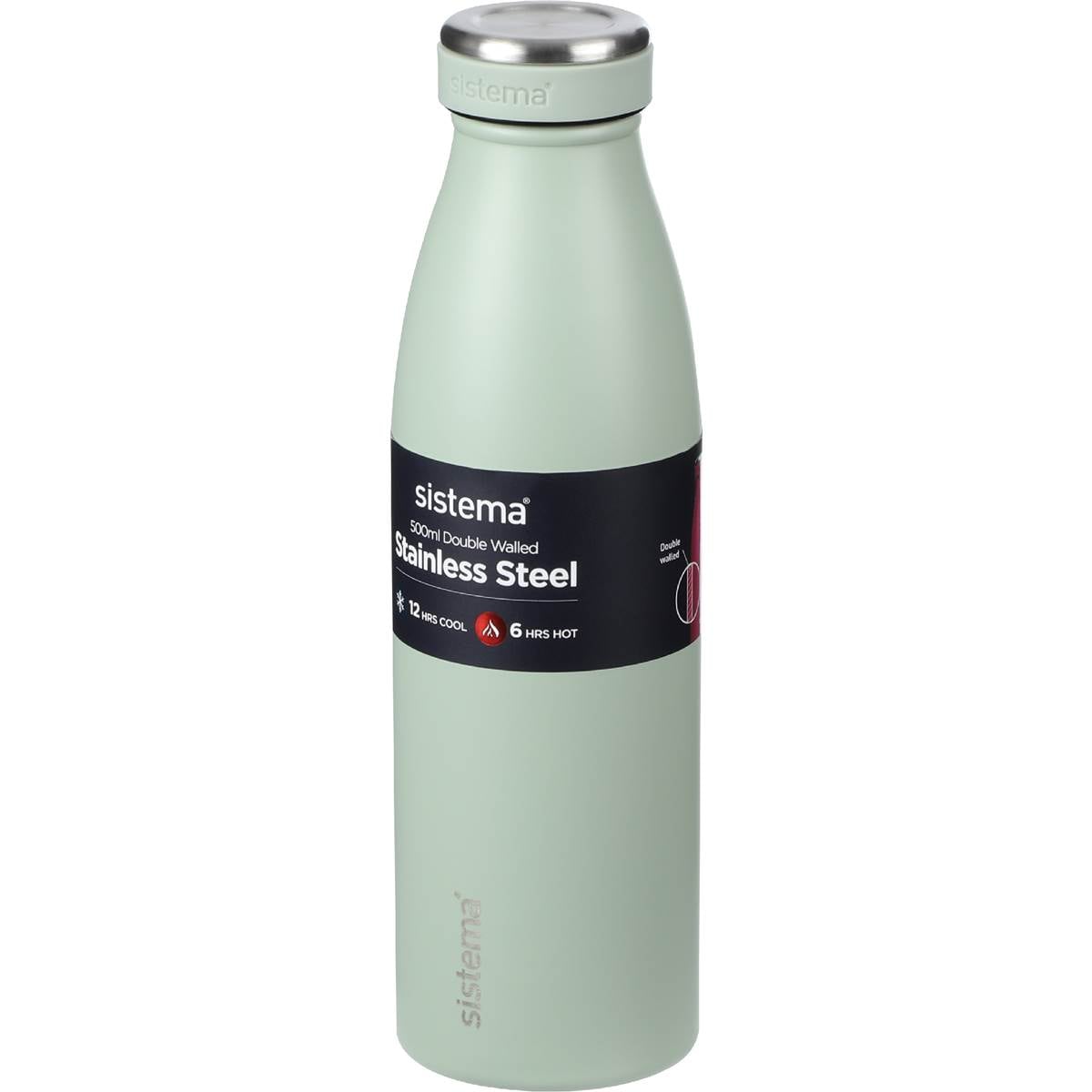 Sistema Double Walled Stainless Steel Bottle Assorted 500mL each