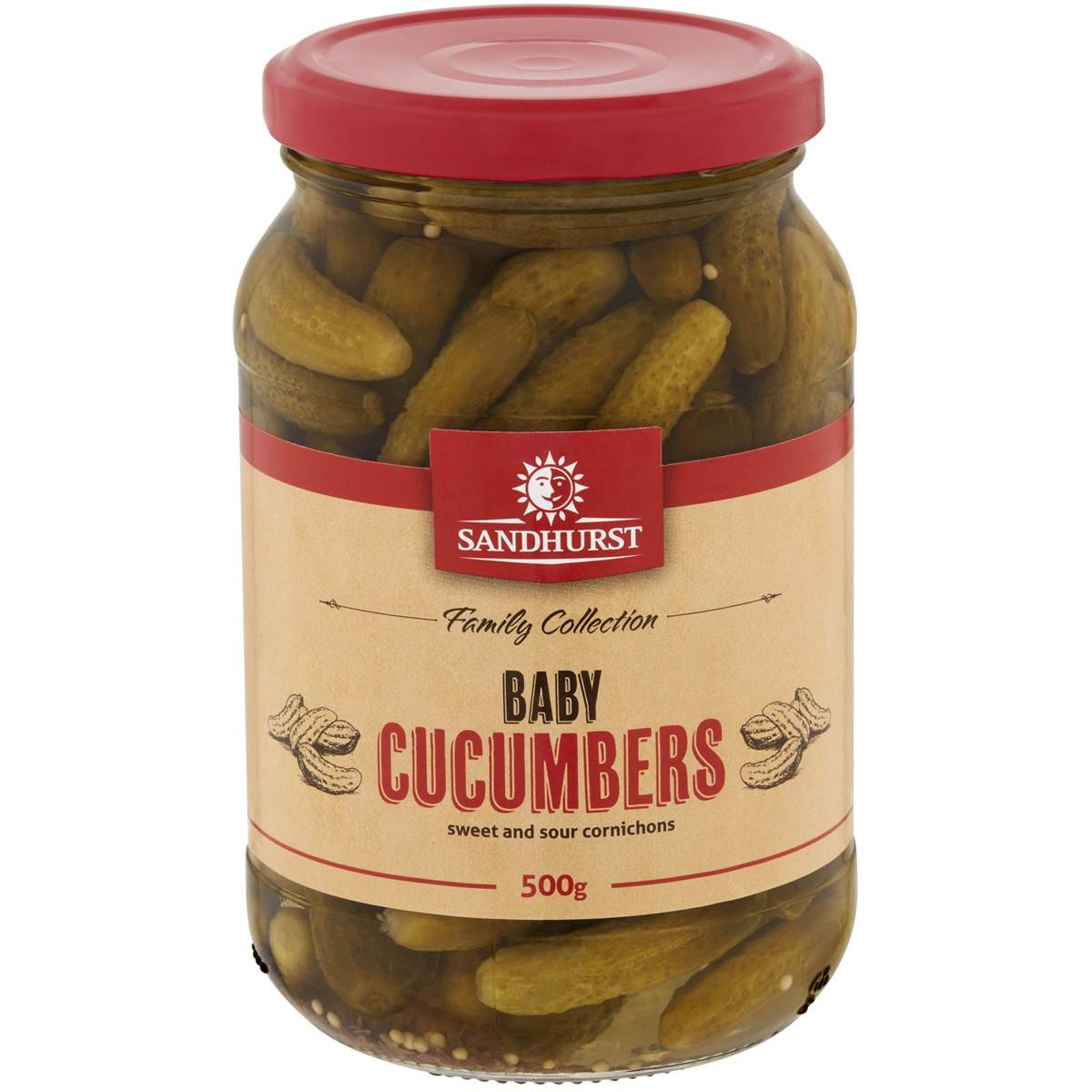 Calories in Sandhurst Baby Cucumbers