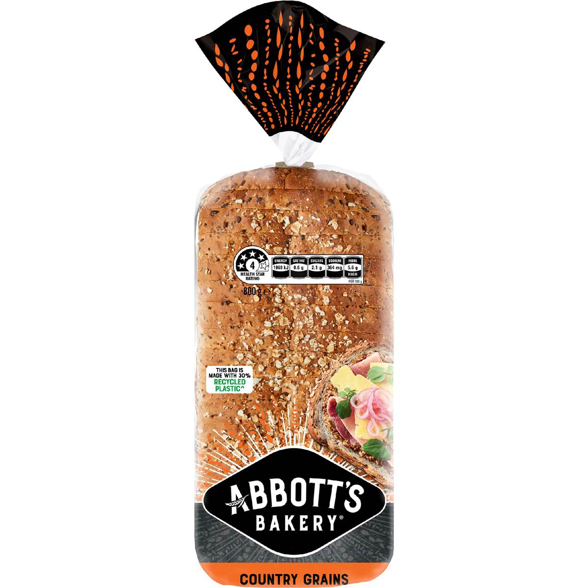 Calories in Abbott's Village Bakery Country Grains calcount