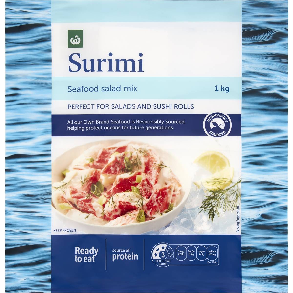 Calories in Woolworths Surimi Mix Calorie Counter Australia