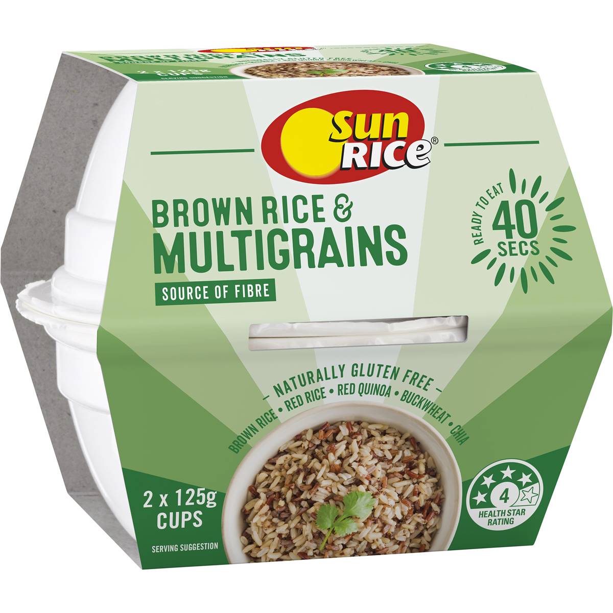 Calories in Sunrice Super Grains Gluten Free Multigrain Blend Cup