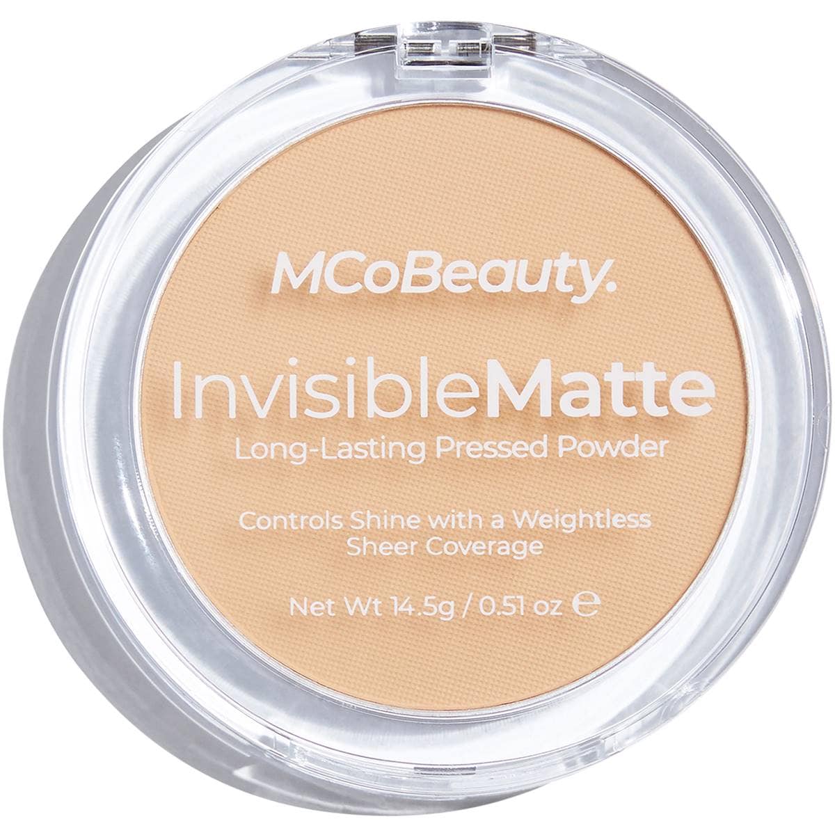 MCoBeauty Invisible Matte Long Lasting Pressed Powder Nat Beige 14.5g