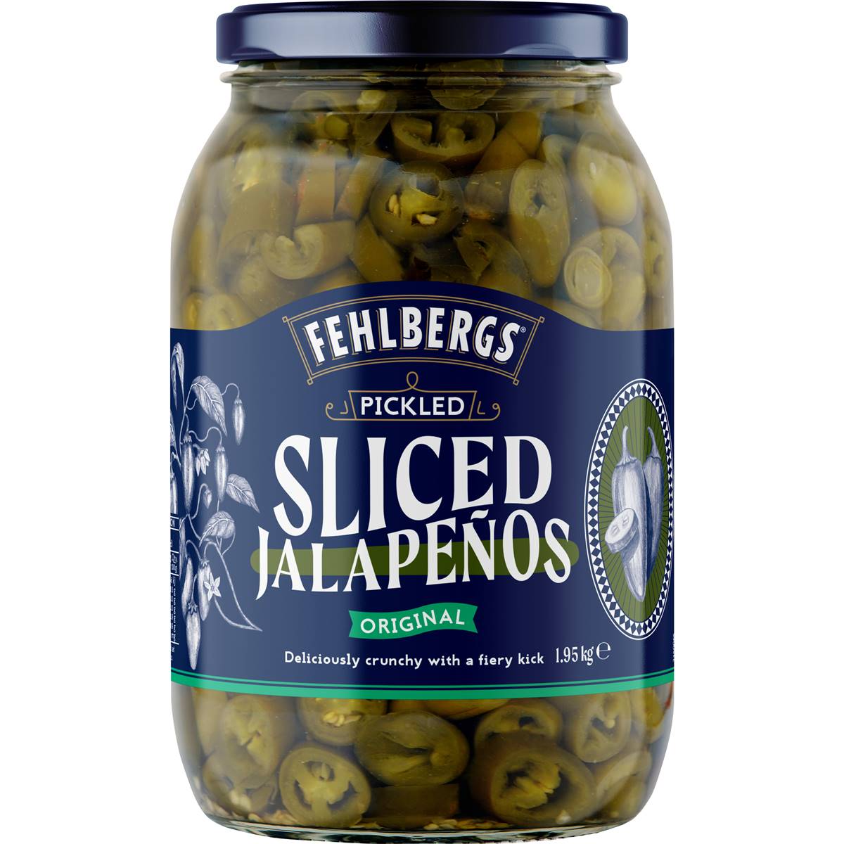 Calories in Fehlbergs Jalapenos Pickled calcount