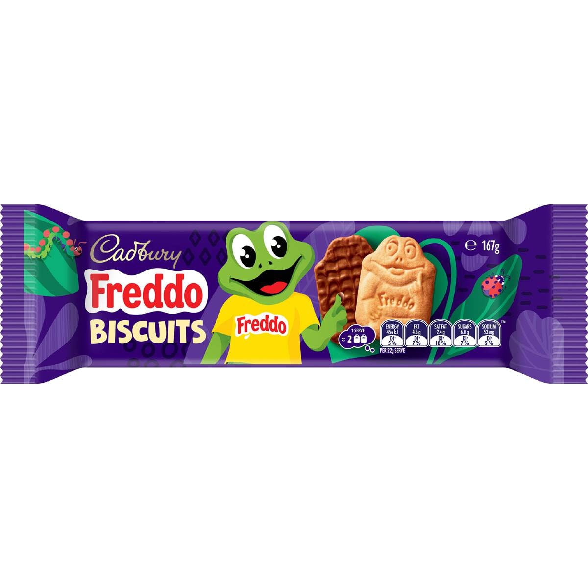 Cadbury Freddo Chocolate Biscuits 167g