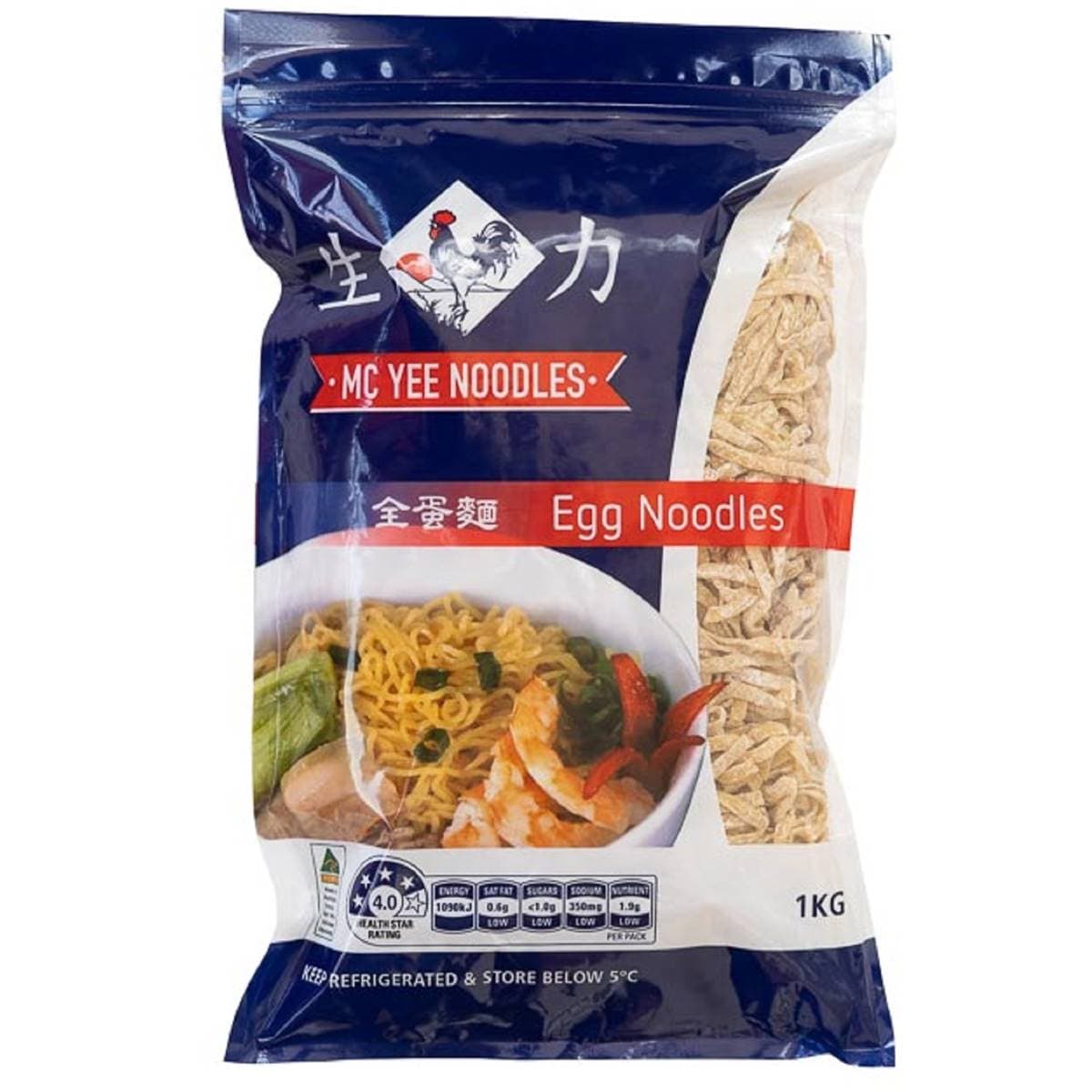 Calories in Mc Yee Egg Noodles calcount