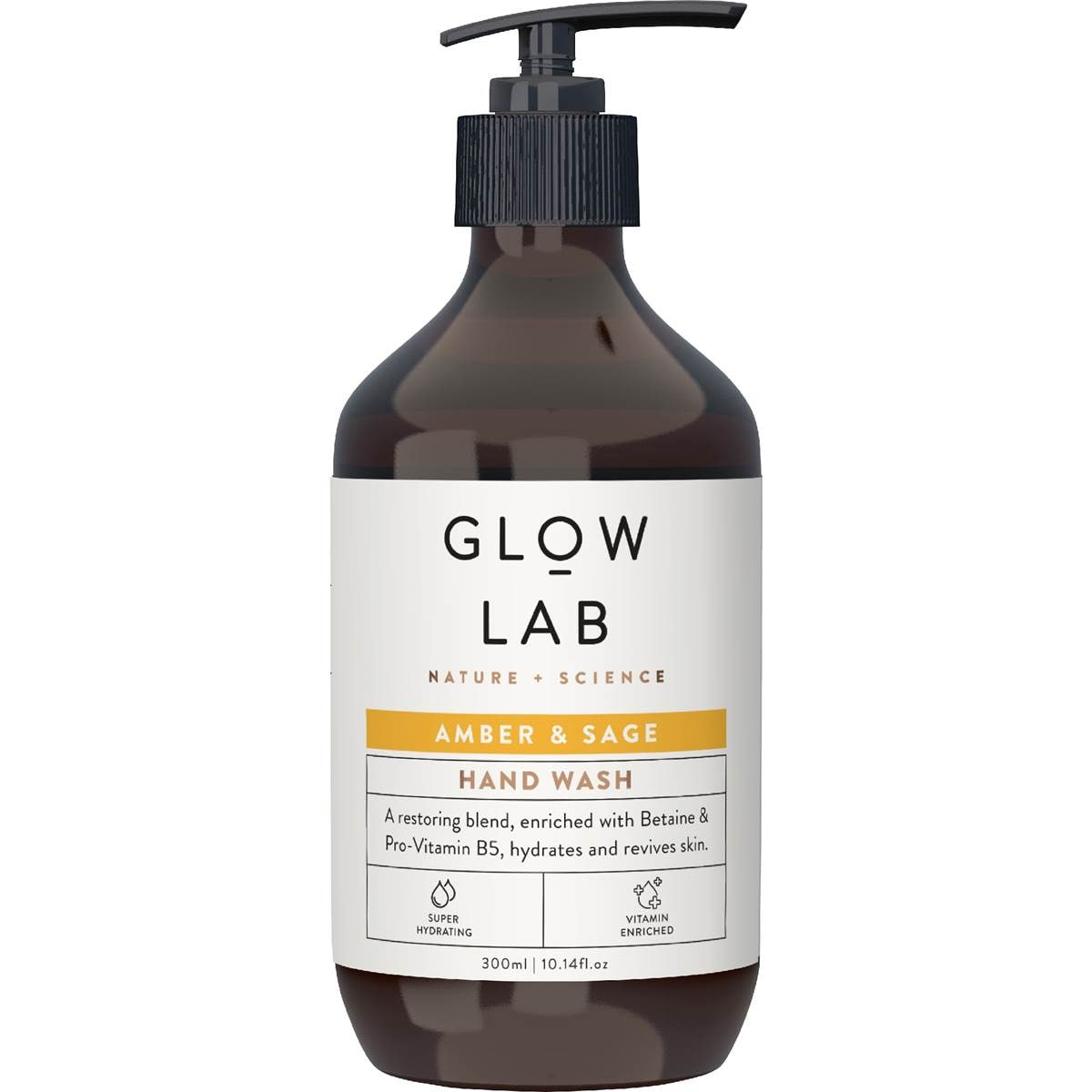 Glow Lab Amber & Sage Hand Wash 300mL