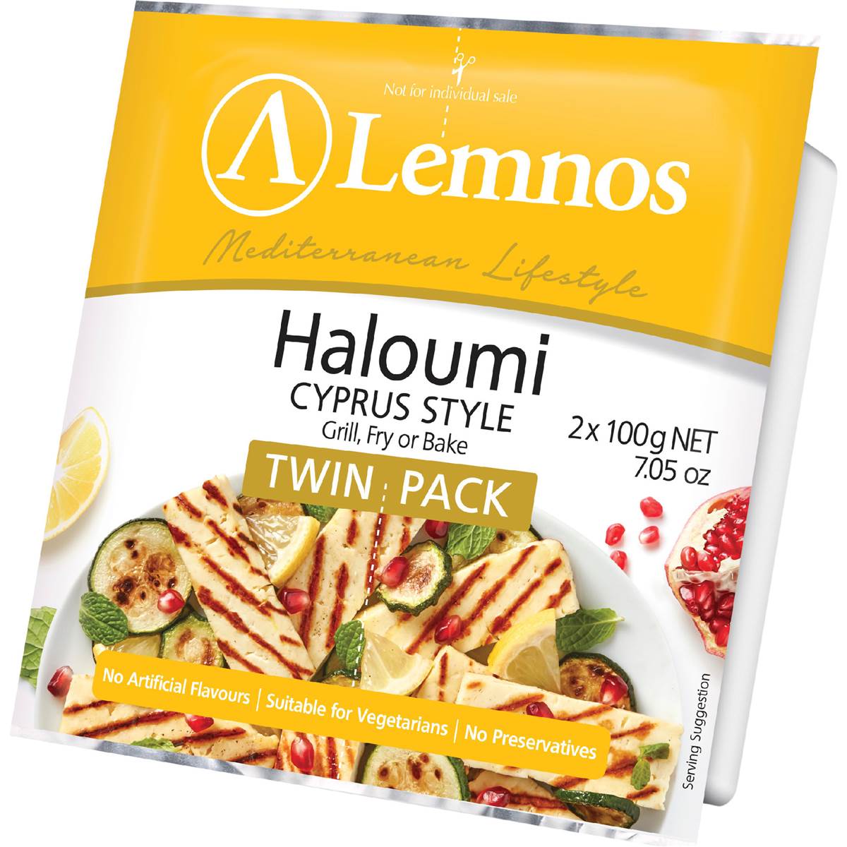 Lemnos Cyprus Style Haloumi Twin 100g x 2 pack