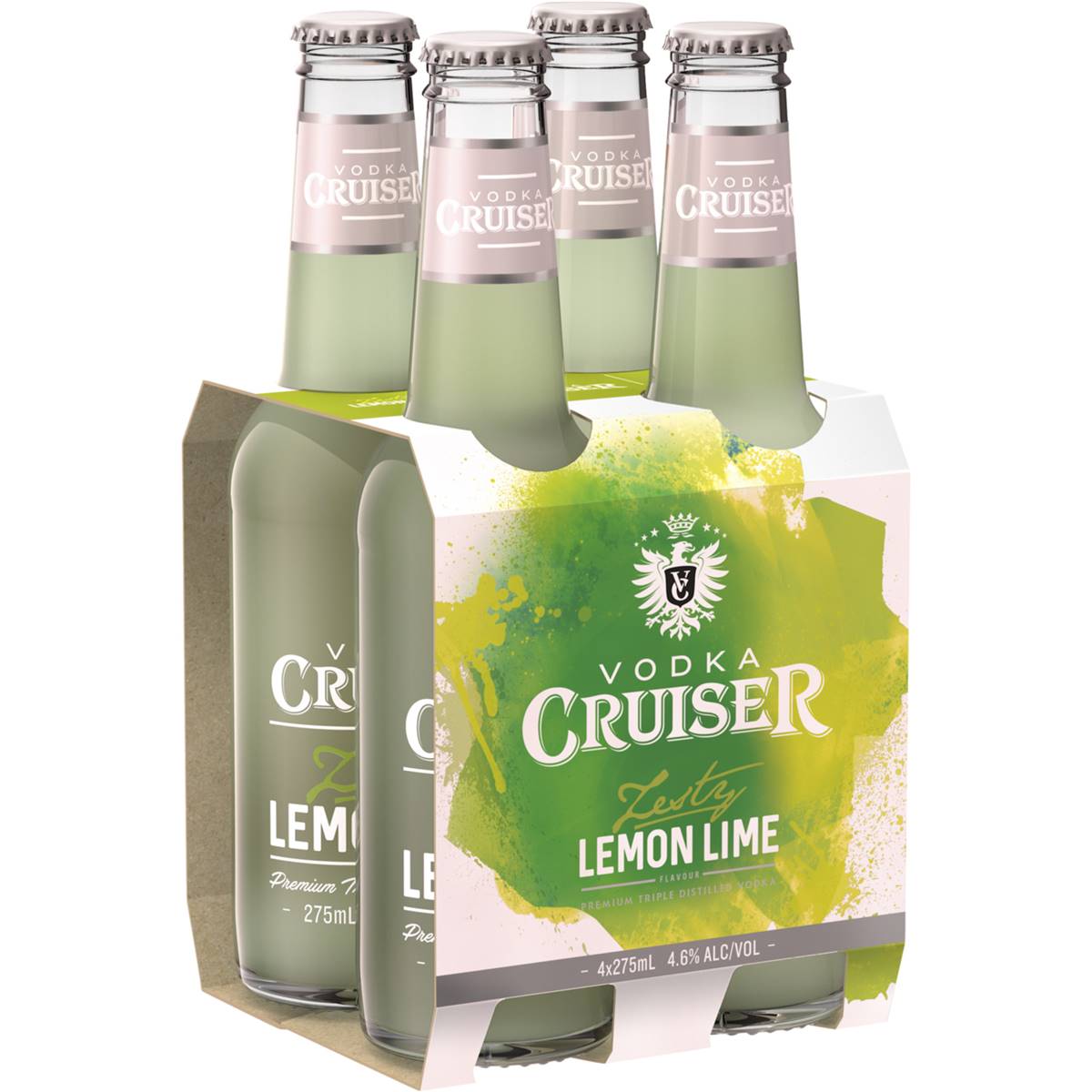 Calories in Vodka Cruiser Zesty Lemon Lime